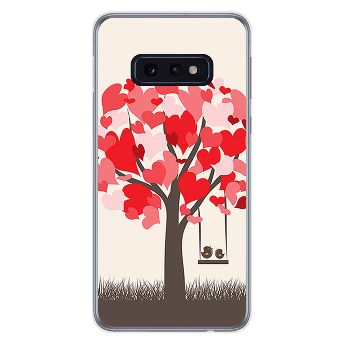 FUNDA de GEL TPU para Samsung Galaxy S10e diseño Pajaritos Dibujos