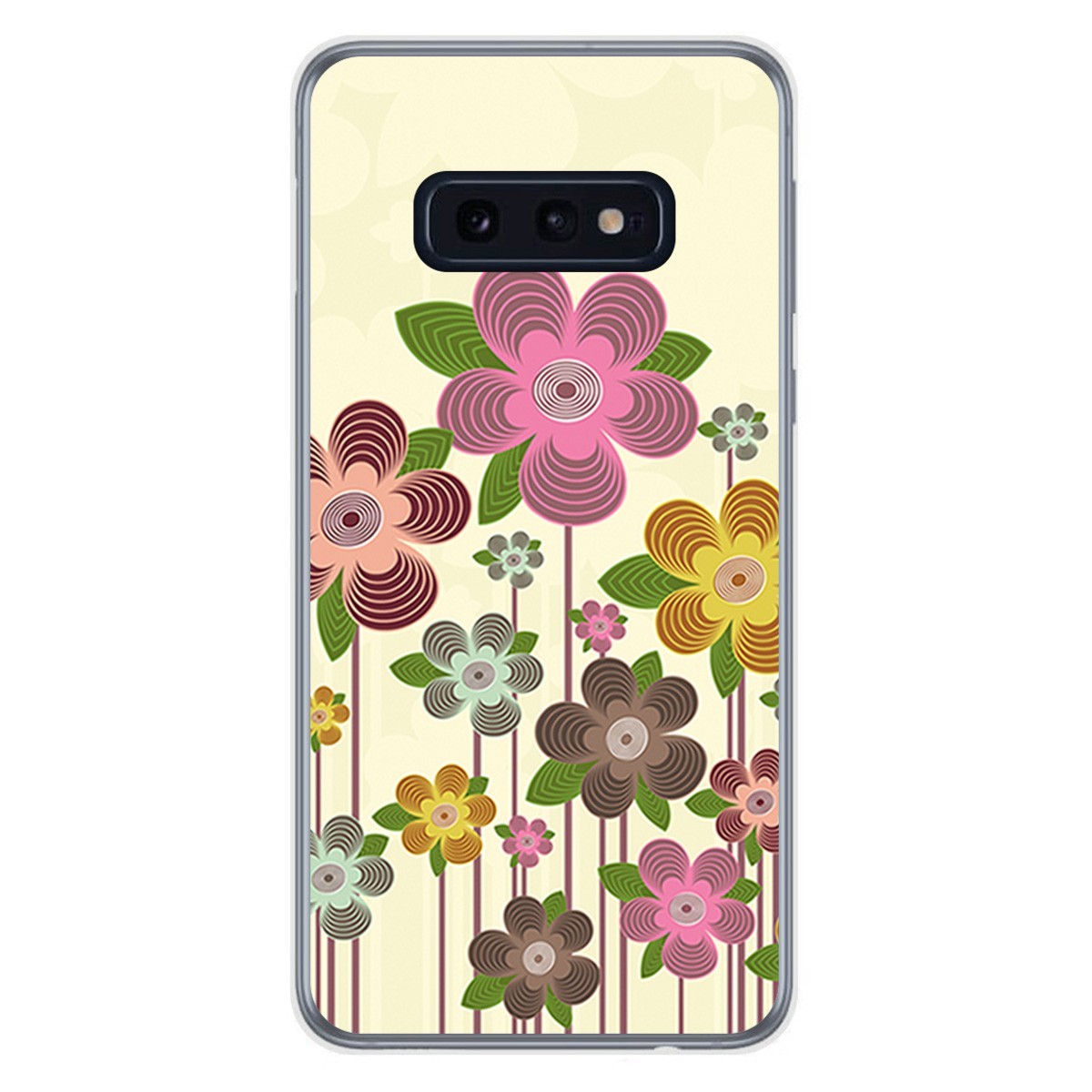 FUNDA de GEL TPU para Samsung Galaxy S10e diseño Primavera En Flor Dibujos