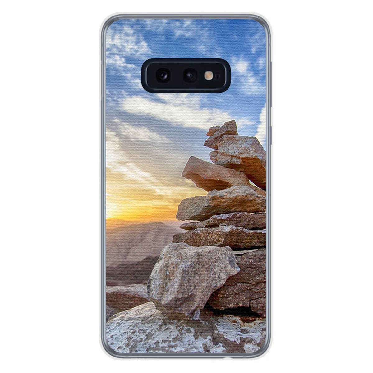 FUNDA de GEL TPU para Samsung Galaxy S10e diseño Sunset Dibujos