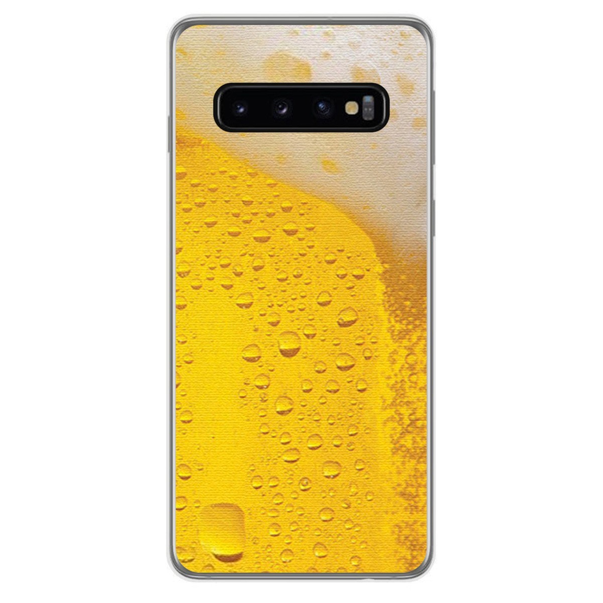 FUNDA de GEL TPU para Samsung Galaxy S10 Plus diseño Cerveza Dibujos
