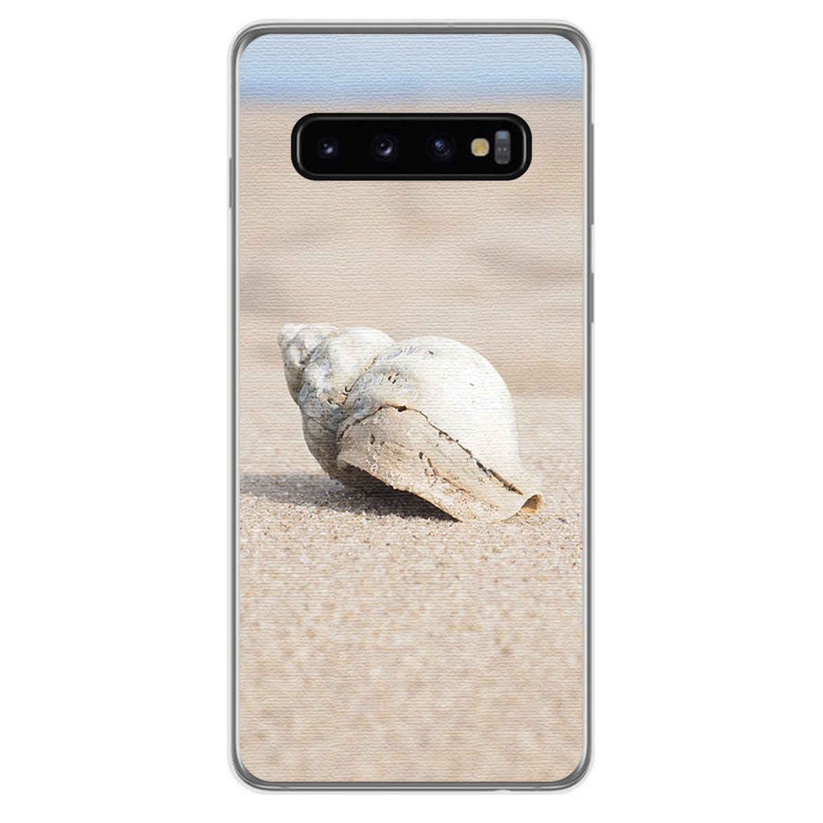 FUNDA de GEL TPU para Samsung Galaxy S10 Plus diseño Concha Dibujos