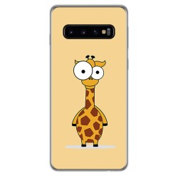 FUNDA de GEL TPU para Samsung Galaxy S10 Plus diseño Jirafa Dibujos