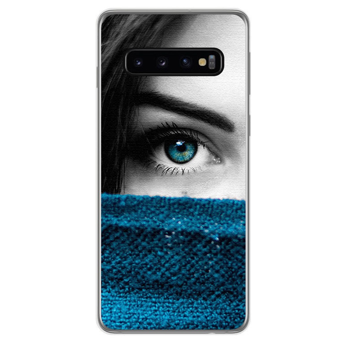 FUNDA de GEL TPU para Samsung Galaxy S10 Plus diseño Ojo Dibujos