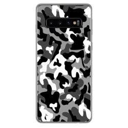 FUNDA de GEL TPU para Samsung Galaxy S10 Plus diseño Snow Camuflaje Dibujos