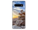 FUNDA de GEL TPU para Samsung Galaxy S10 Plus diseño Sunset Dibujos
