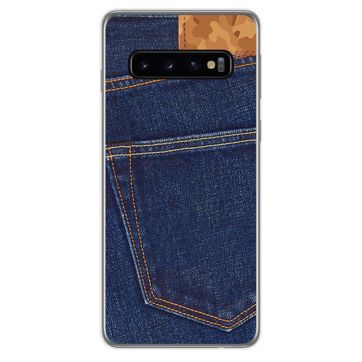FUNDA de GEL TPU para Samsung Galaxy S10 Plus diseño Vaquero Dibujos
