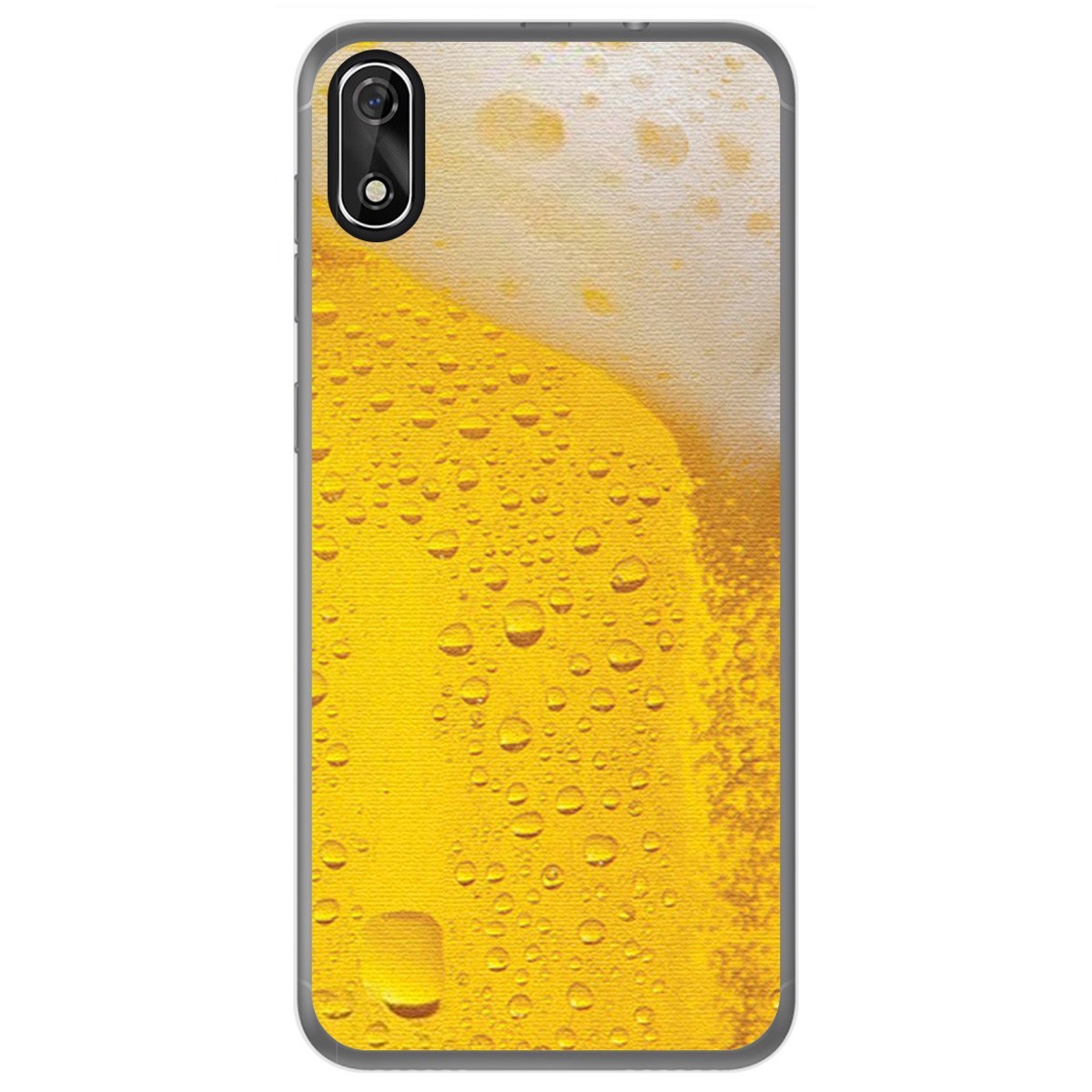 FUNDA de GEL TPU para Cubot J3 diseño Cerveza Dibujos