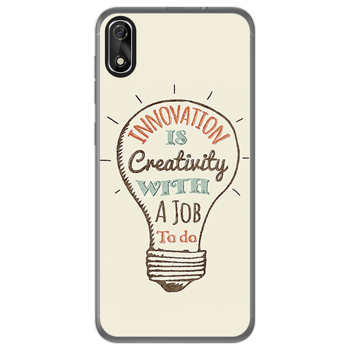 FUNDA de GEL TPU para Cubot J3 diseño Creativity Dibujos