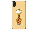 FUNDA de GEL TPU para Cubot J3 diseño Jirafa Dibujos
