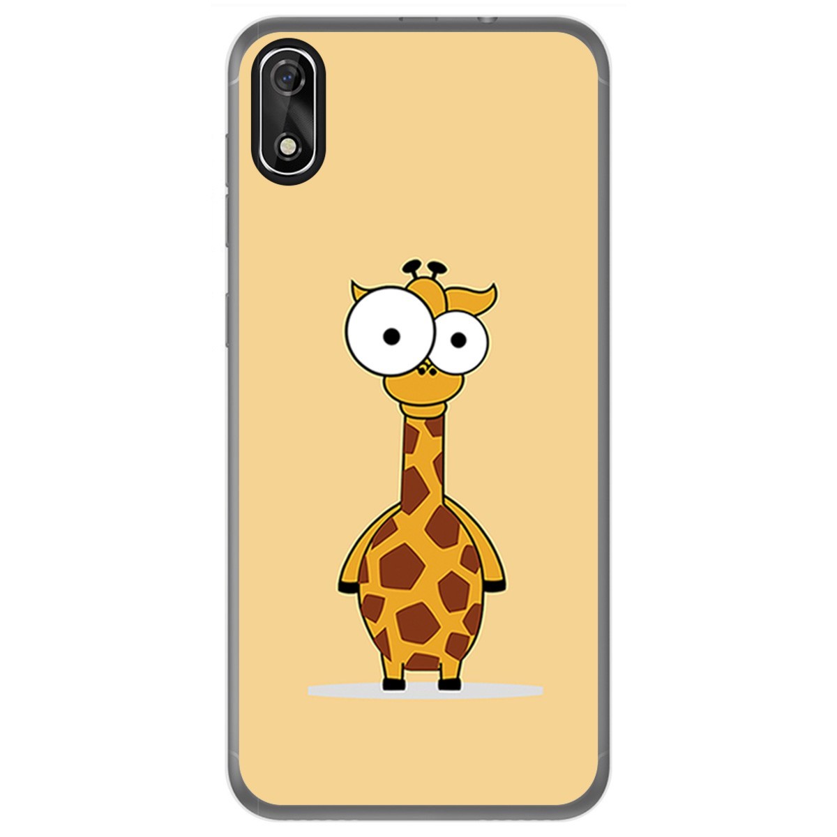 FUNDA de GEL TPU para Cubot J3 diseño Jirafa Dibujos
