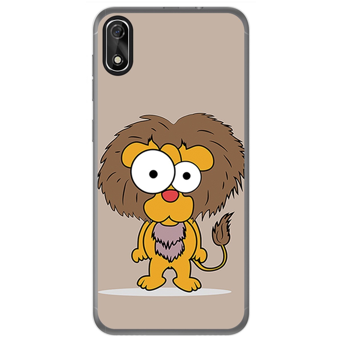 FUNDA de GEL TPU para Cubot J3 diseño Leon Dibujos