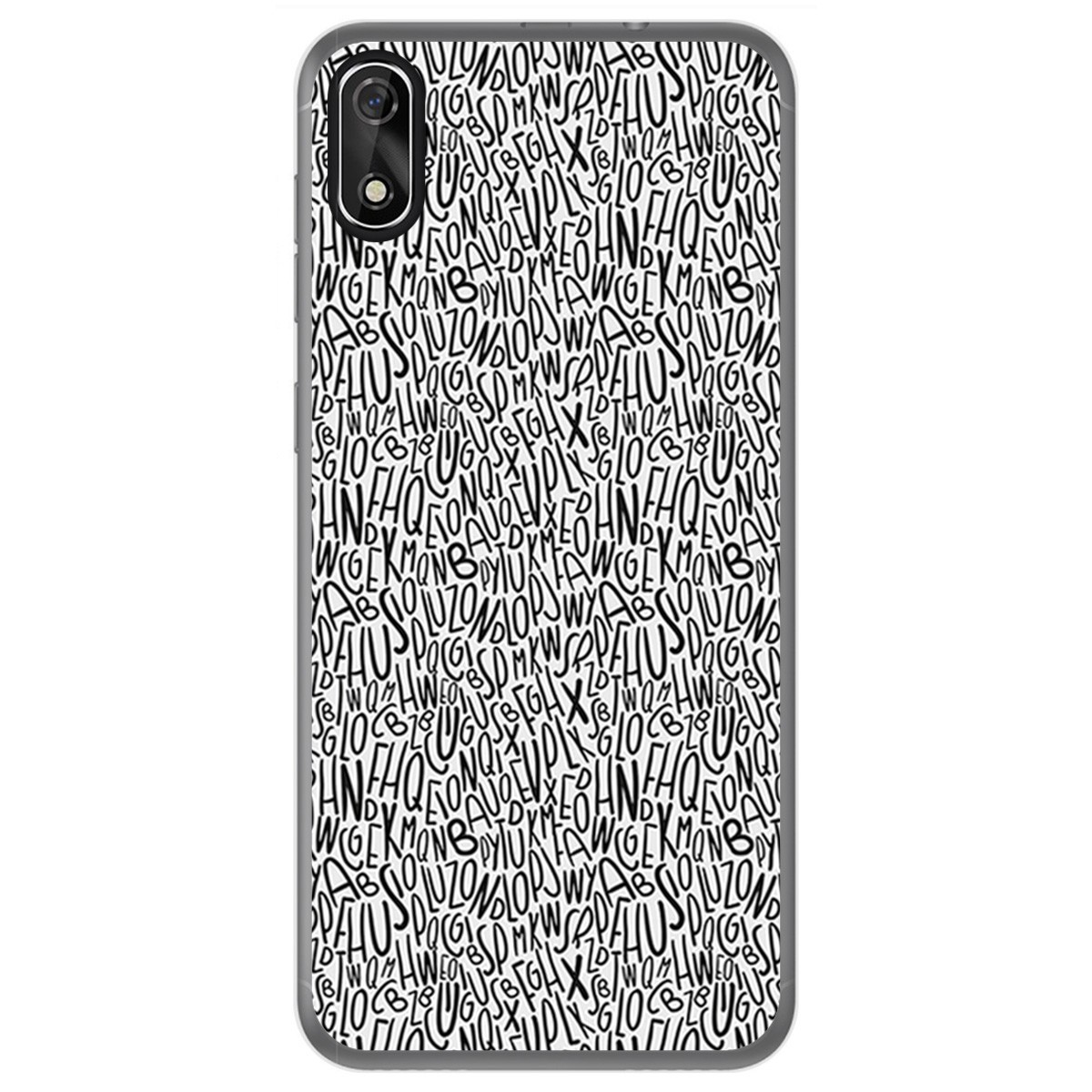 FUNDA de GEL TPU para Cubot J3 diseño Letras Dibujos