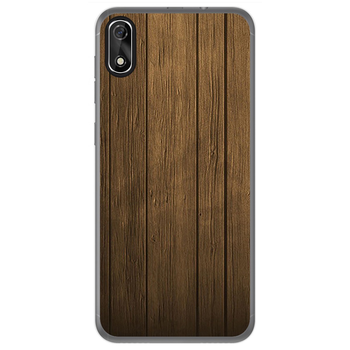 FUNDA de GEL TPU para Cubot J3 diseño Madera Dibujos