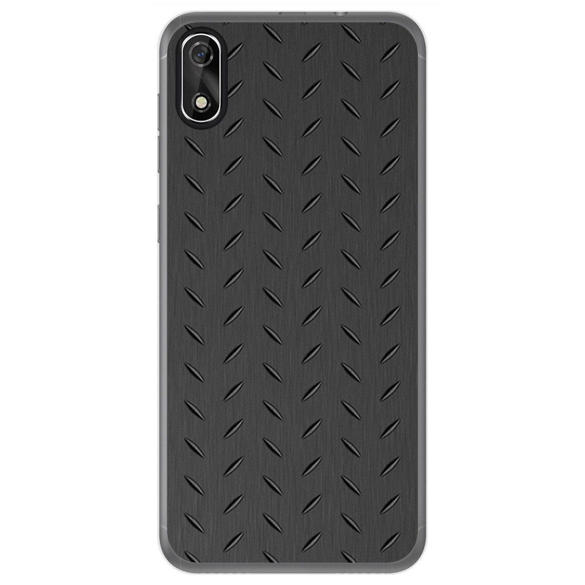 FUNDA de GEL TPU para Cubot J3 diseño Metal Dibujos