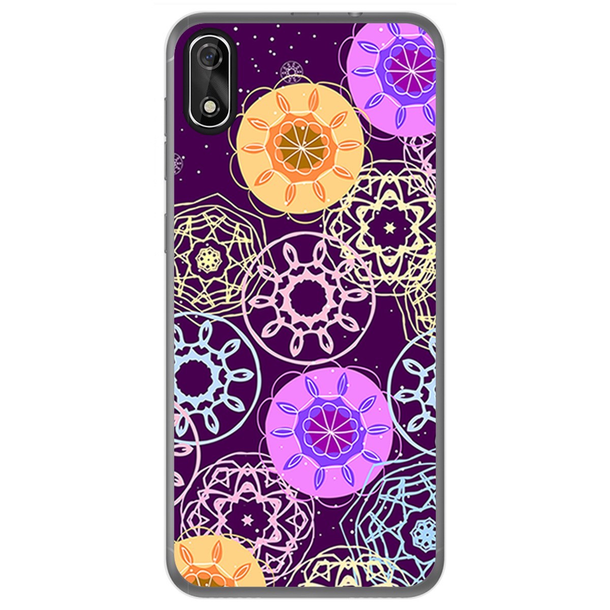 FUNDA de GEL TPU para Cubot J3 diseño Radial Dibujos