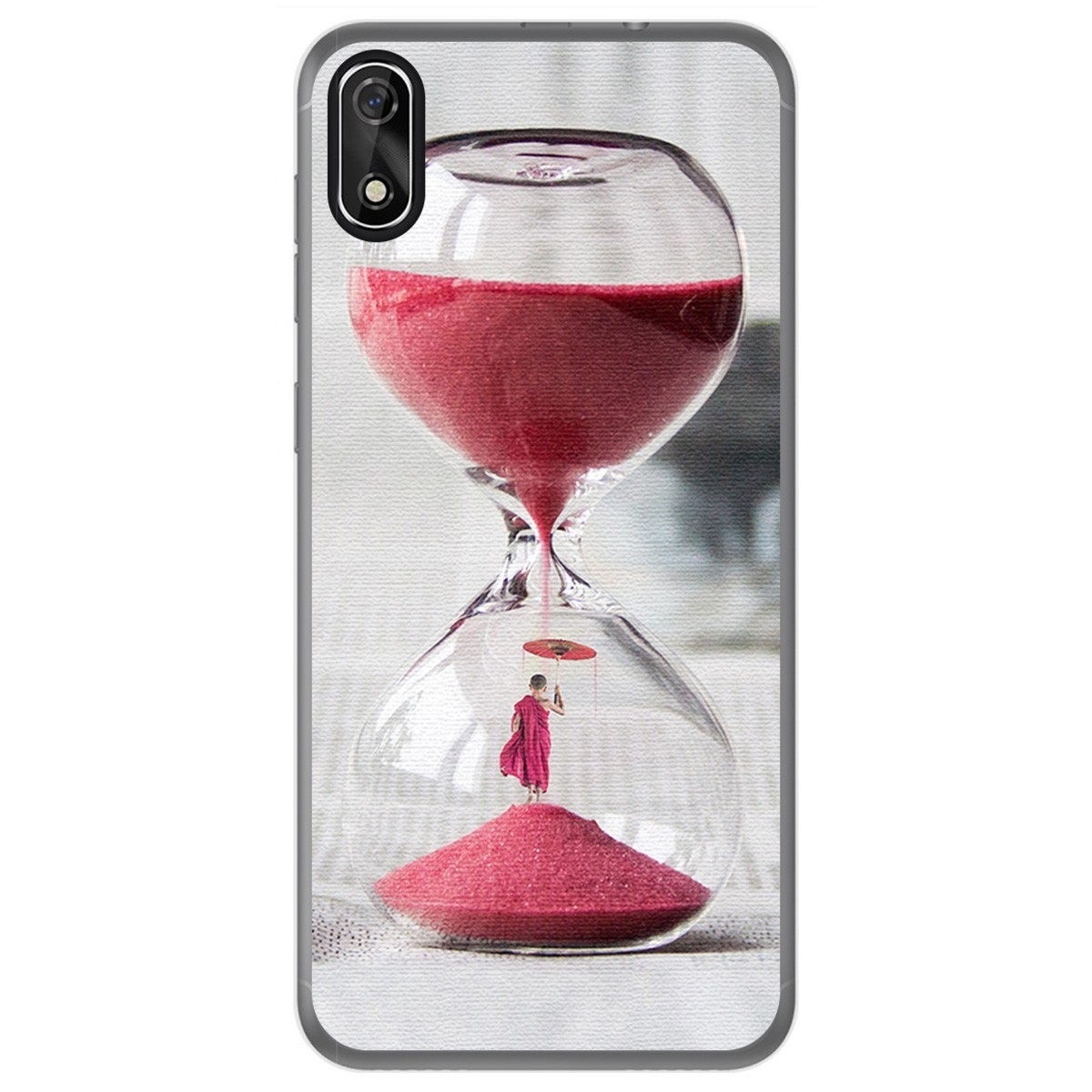 FUNDA de GEL TPU para Cubot J3 diseño Reloj Dibujos