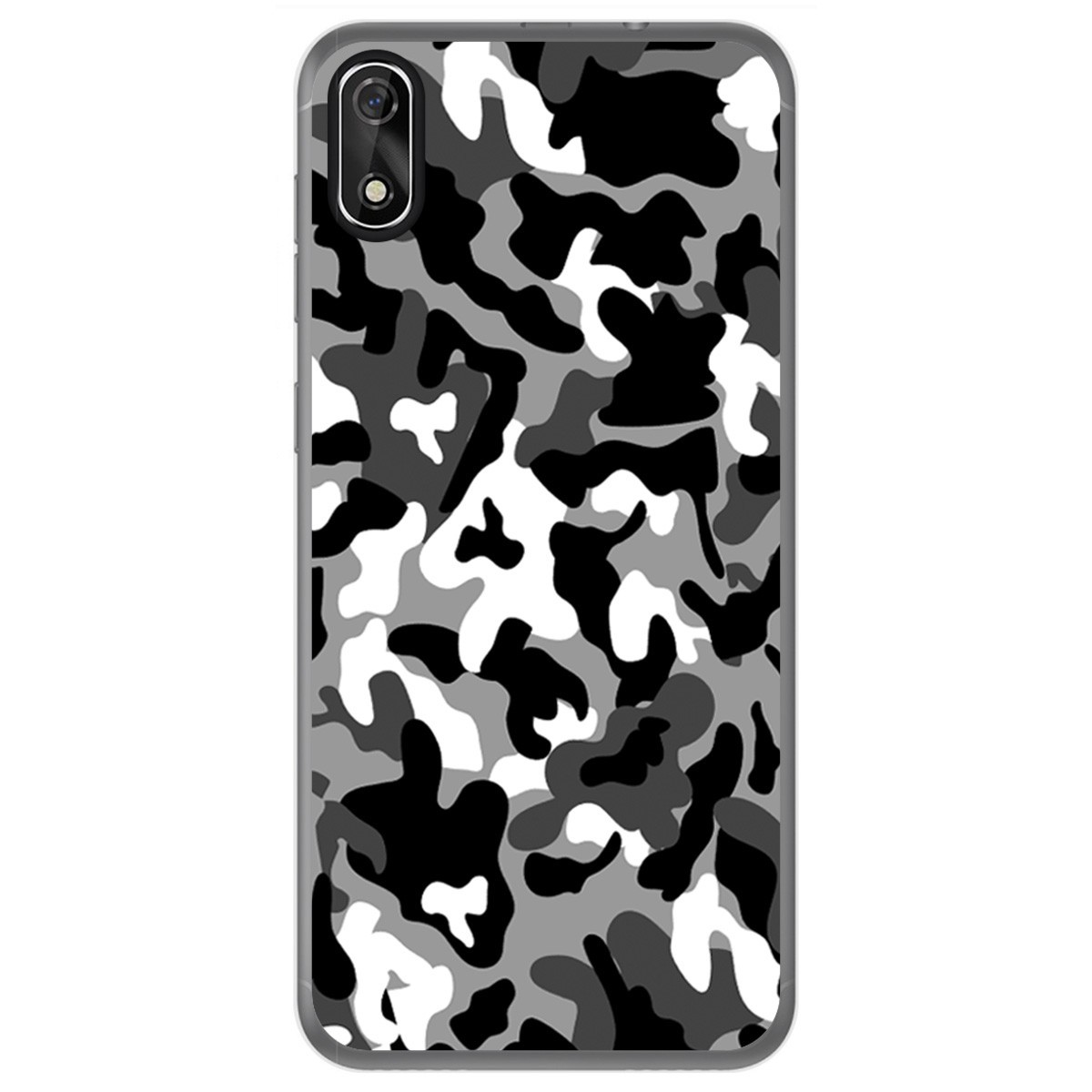 FUNDA de GEL TPU para Cubot J3 diseño Snow Camuflaje Dibujos