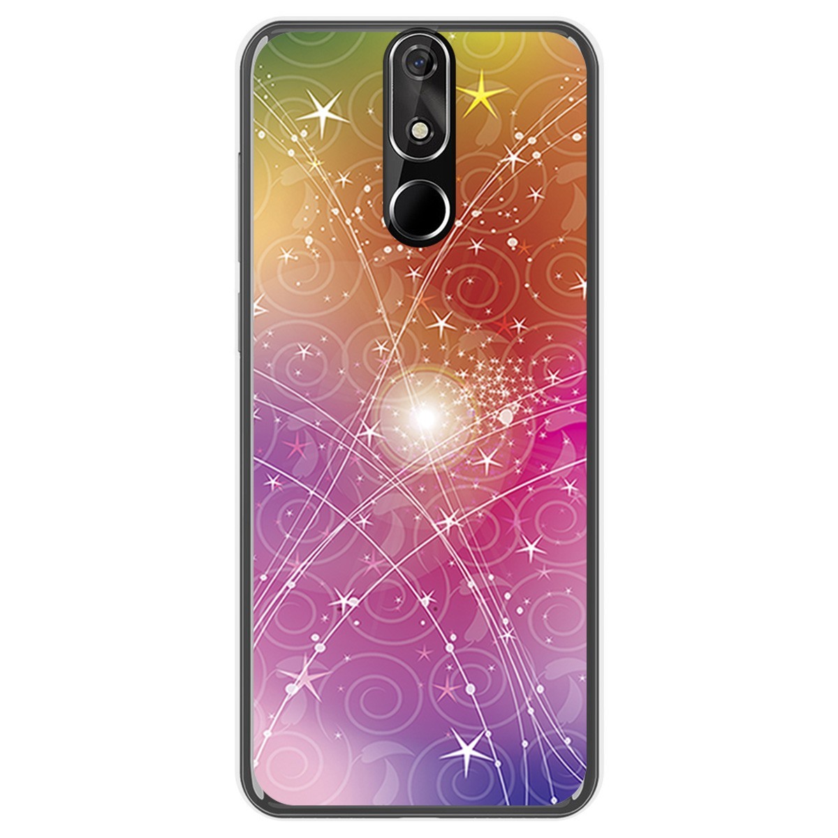 FUNDA de GEL TPU para Cubot Power diseño Abstracto Dibujos