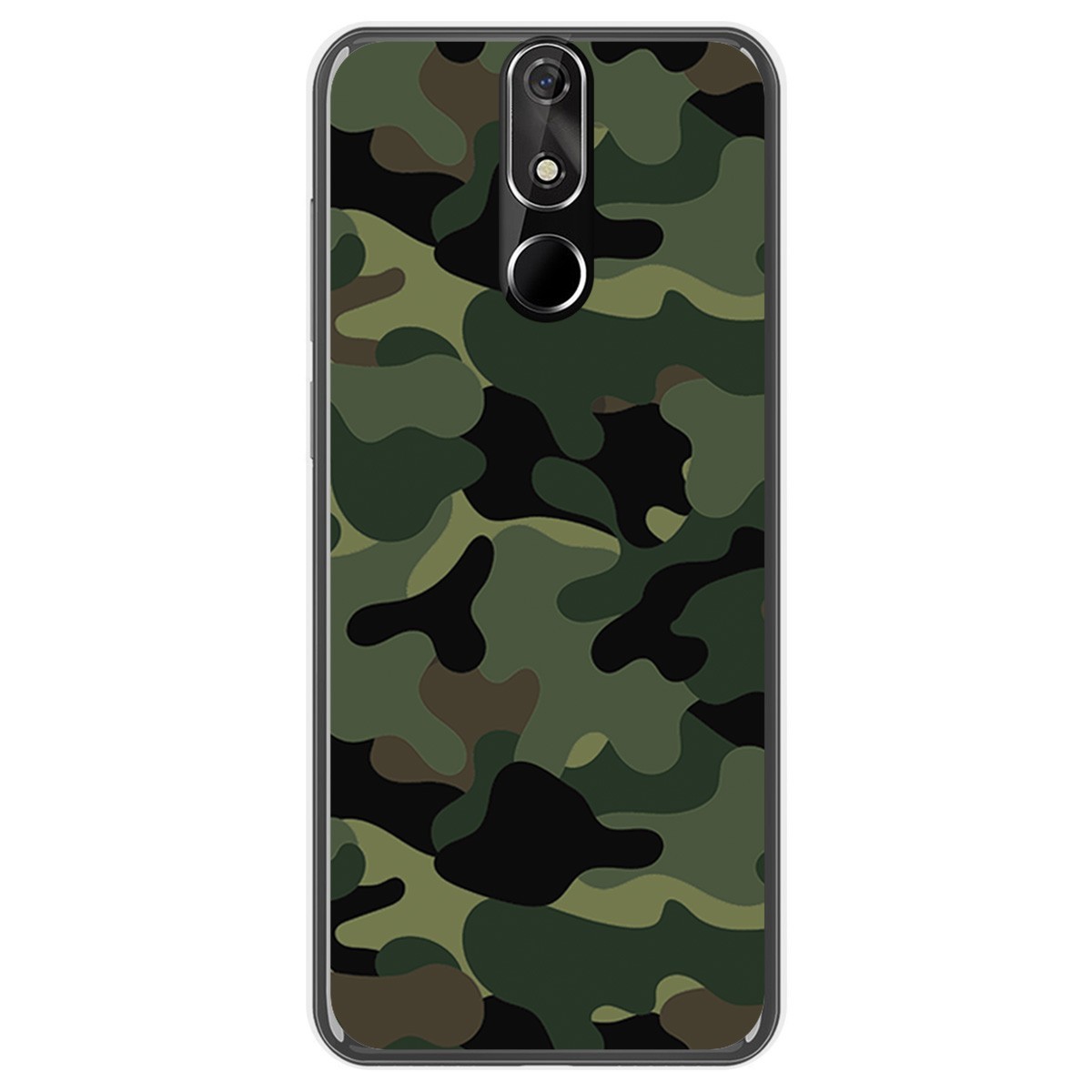 FUNDA de GEL TPU para Cubot Power diseño Camuflaje Dibujos