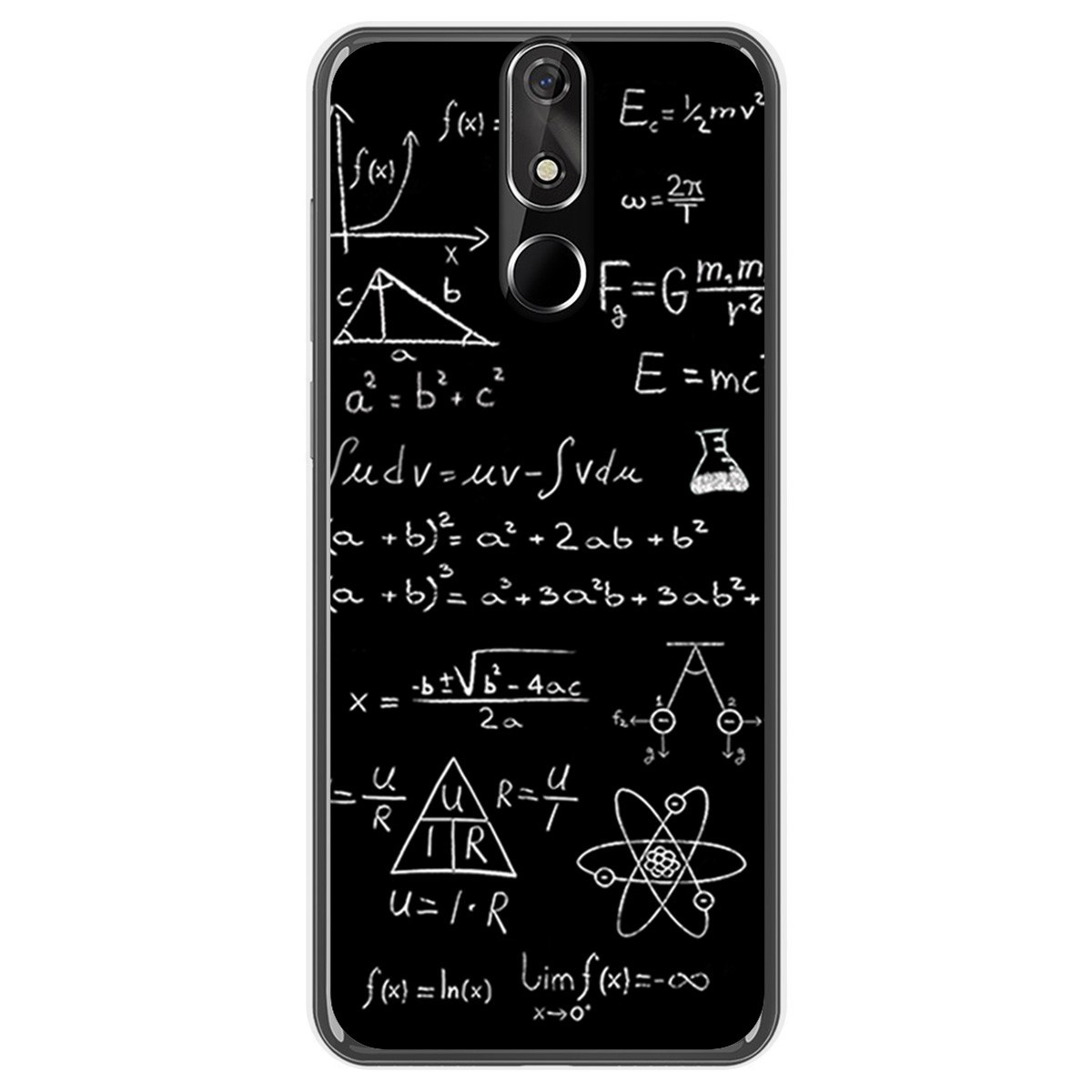FUNDA de GEL TPU para Cubot Power diseño Formulas Dibujos
