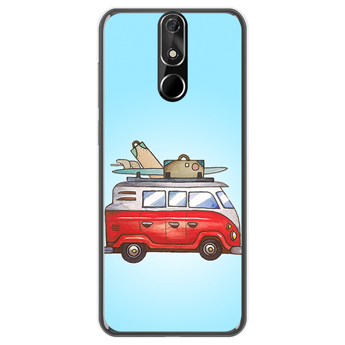 FUNDA de GEL TPU para Cubot Power diseño Furgoneta Dibujos