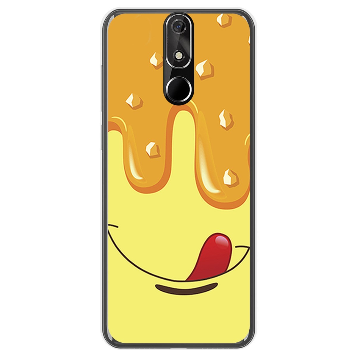 FUNDA de GEL TPU para Cubot Power diseño Helado Vainilla Dibujos