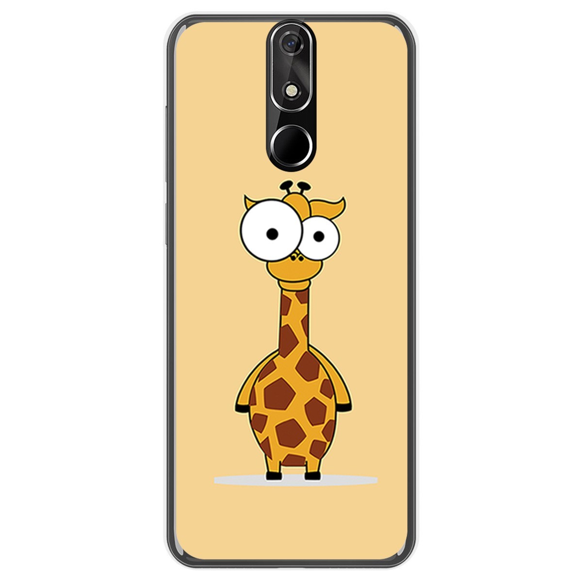 FUNDA de GEL TPU para Cubot Power diseño Jirafa Dibujos