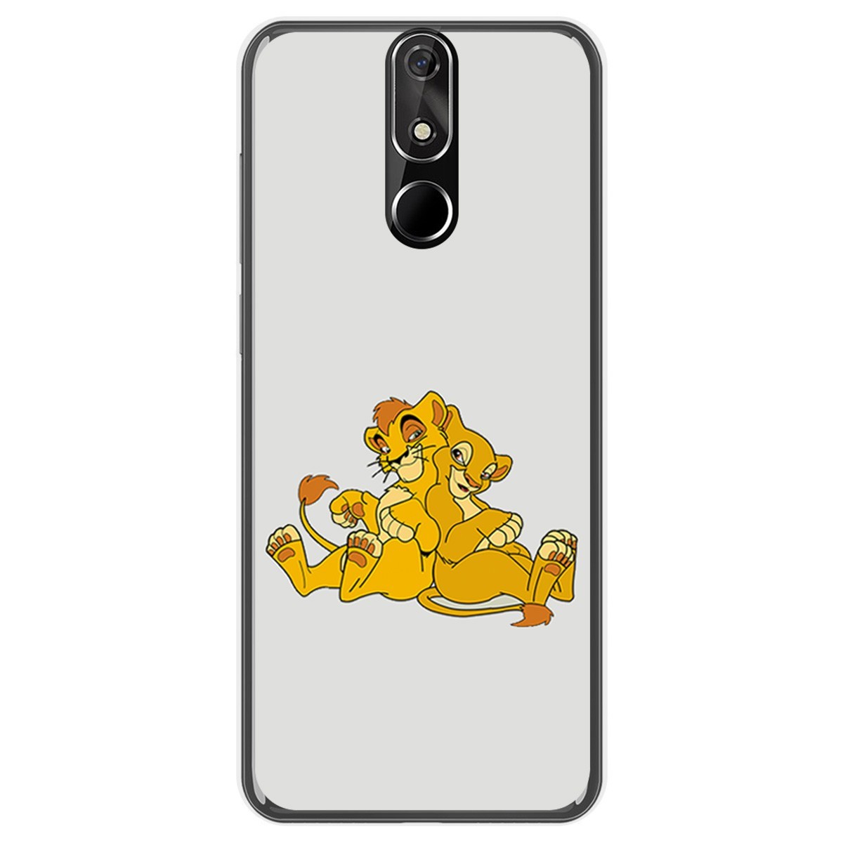 FUNDA de GEL TPU para Cubot Power diseño Leones Dibujos