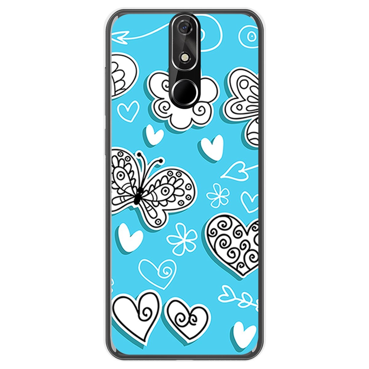 FUNDA de GEL TPU para Cubot Power diseño Mariposas Dibujos