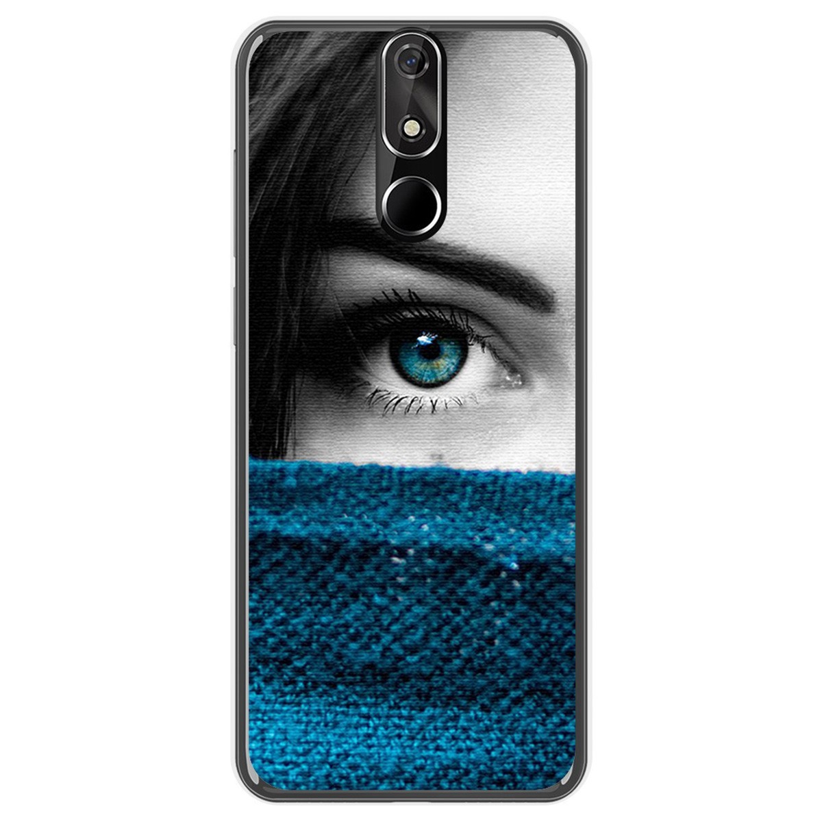 FUNDA de GEL TPU para Cubot Power diseño Ojo Dibujos