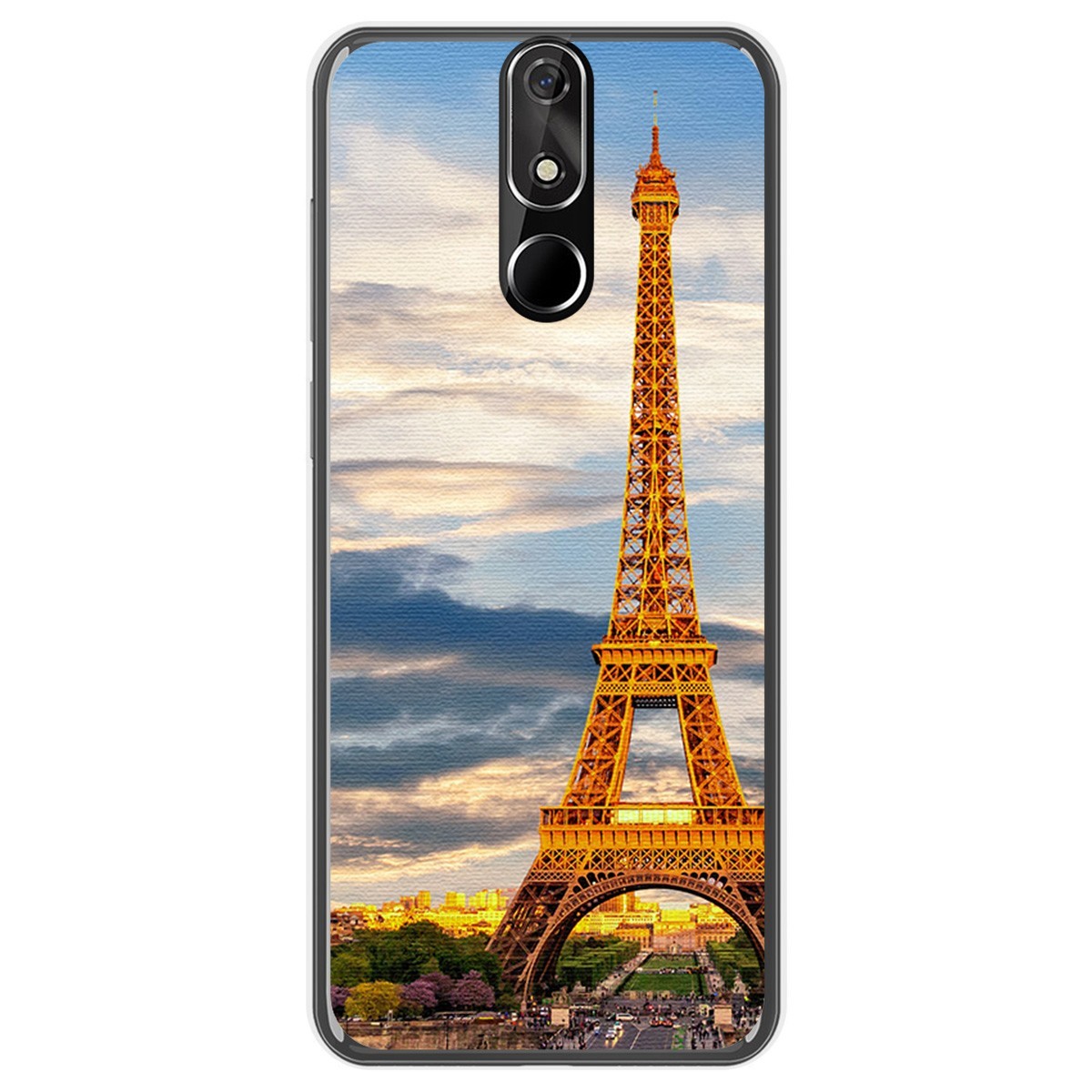 FUNDA de GEL TPU para Cubot Power diseño Paris Dibujos
