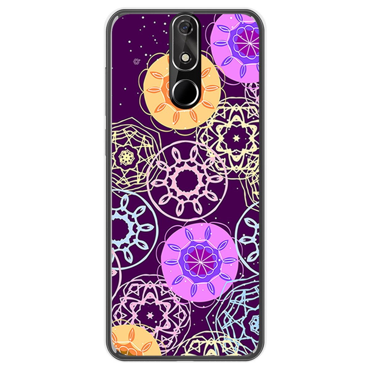 FUNDA de GEL TPU para Cubot Power diseño Radial Dibujos