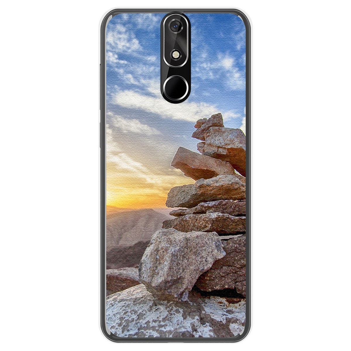 FUNDA de GEL TPU para Cubot Power diseño Sunset Dibujos