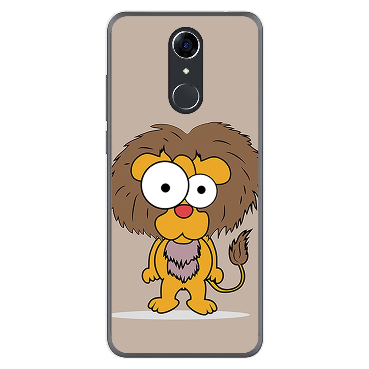 FUNDA de GEL TPU para Cubot Nova diseño Leon Dibujos