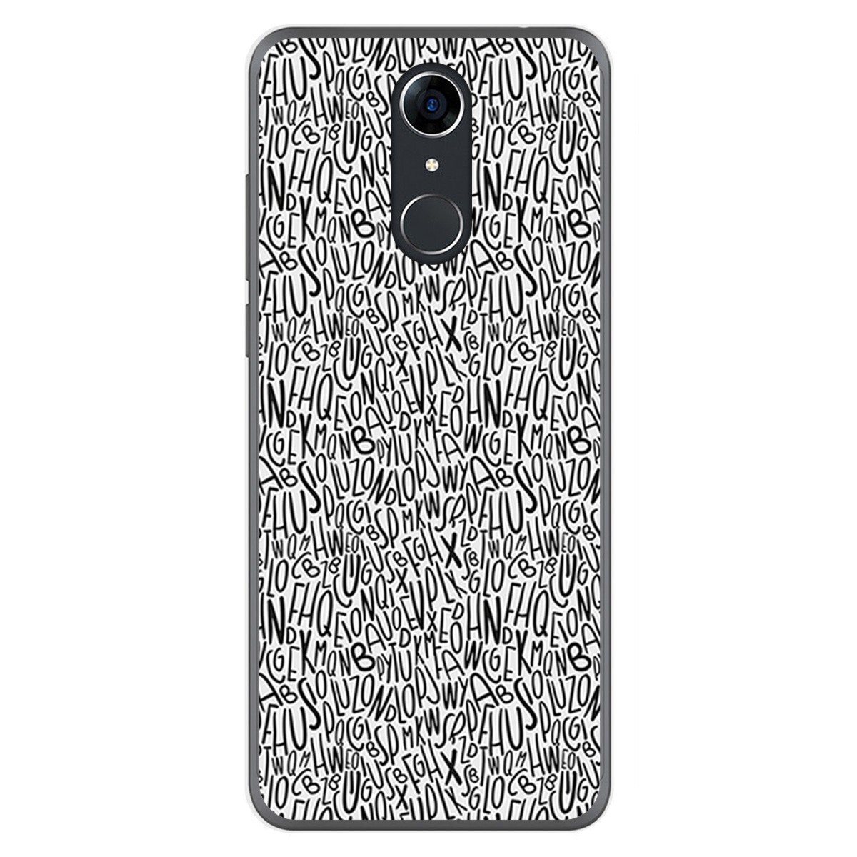 FUNDA de GEL TPU para Cubot Nova diseño Letras Dibujos