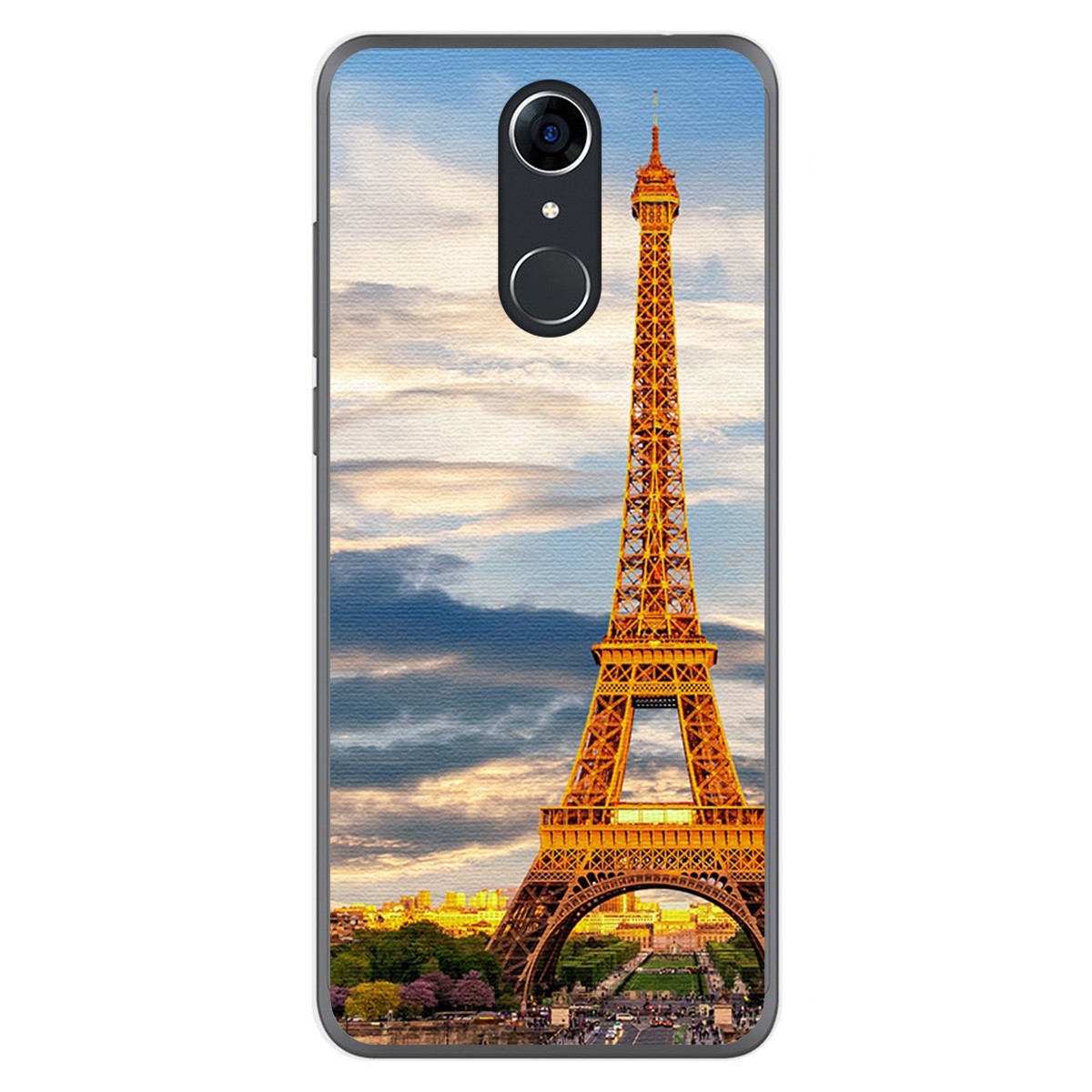FUNDA de GEL TPU para Cubot Nova diseño Paris Dibujos
