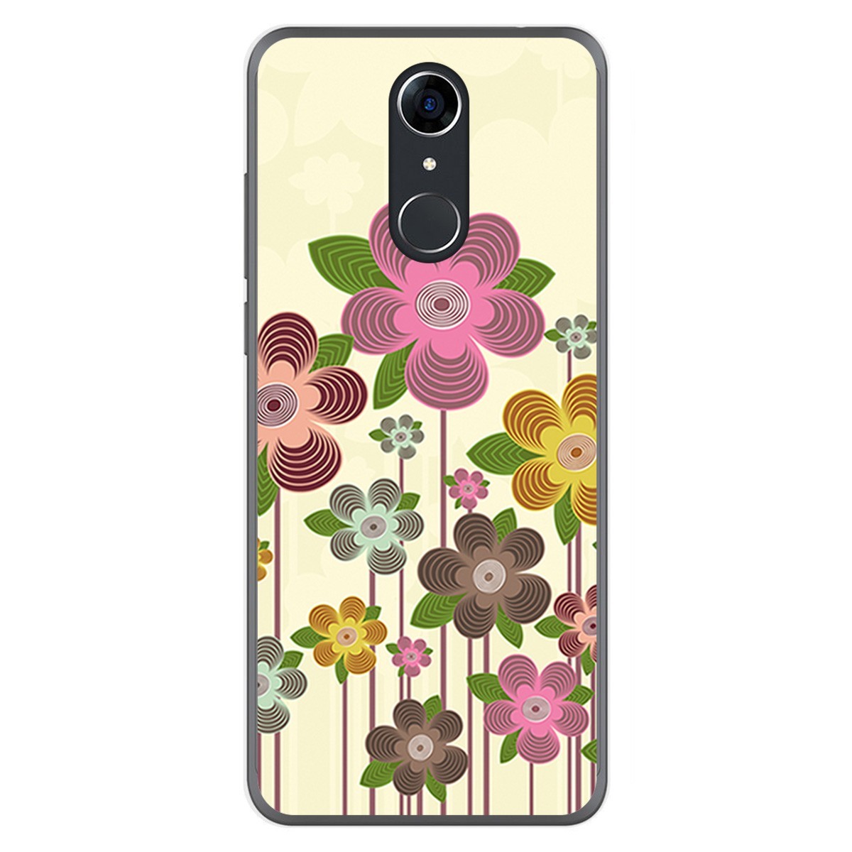 FUNDA de GEL TPU para Cubot Nova diseño Primavera En Flor Dibujos