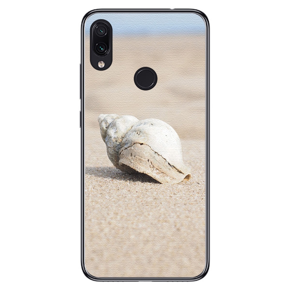 FUNDA de GEL TPU para Xiaomi Redmi Note 7 diseño Concha Dibujos