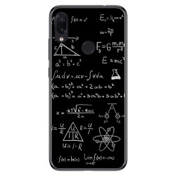 FUNDA de GEL TPU para Xiaomi Redmi Note 7 diseño Formulas Dibujos
