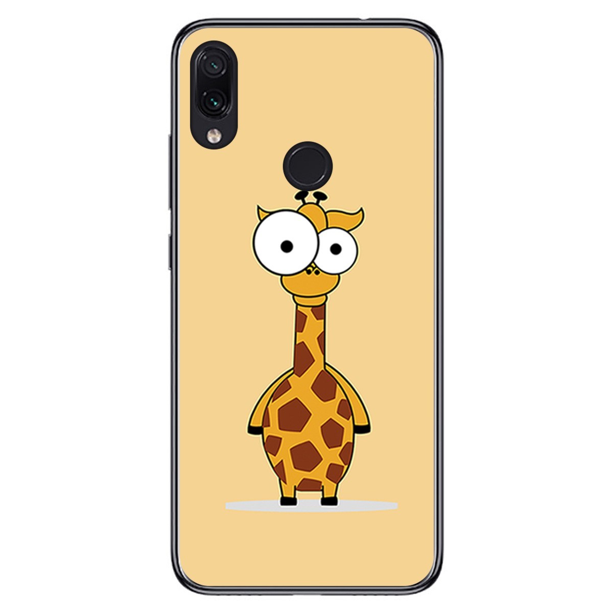 FUNDA de GEL TPU para Xiaomi Redmi Note 7 diseño Jirafa Dibujos