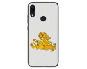 FUNDA de GEL TPU para Xiaomi Redmi Note 7 diseño Leones Dibujos