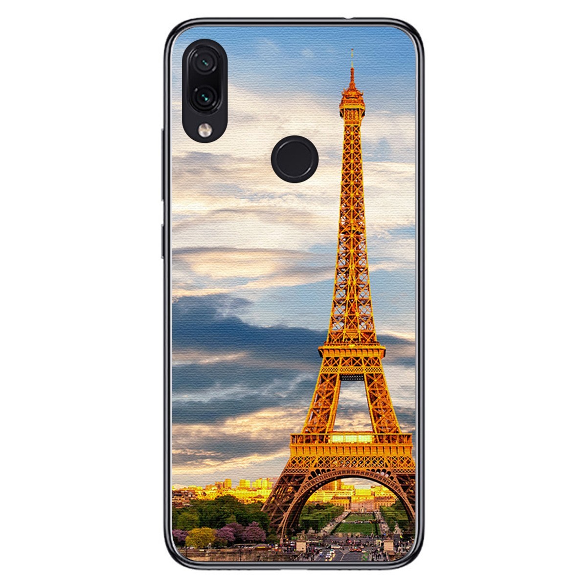 FUNDA de GEL TPU para Xiaomi Redmi Note 7 diseño Paris Dibujos