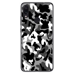 FUNDA de GEL TPU para Xiaomi Redmi Note 7 diseño Snow Camuflaje Dibujos