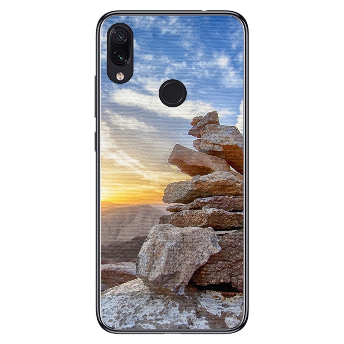 FUNDA de GEL TPU para Xiaomi Redmi Note 7 diseño Sunset Dibujos