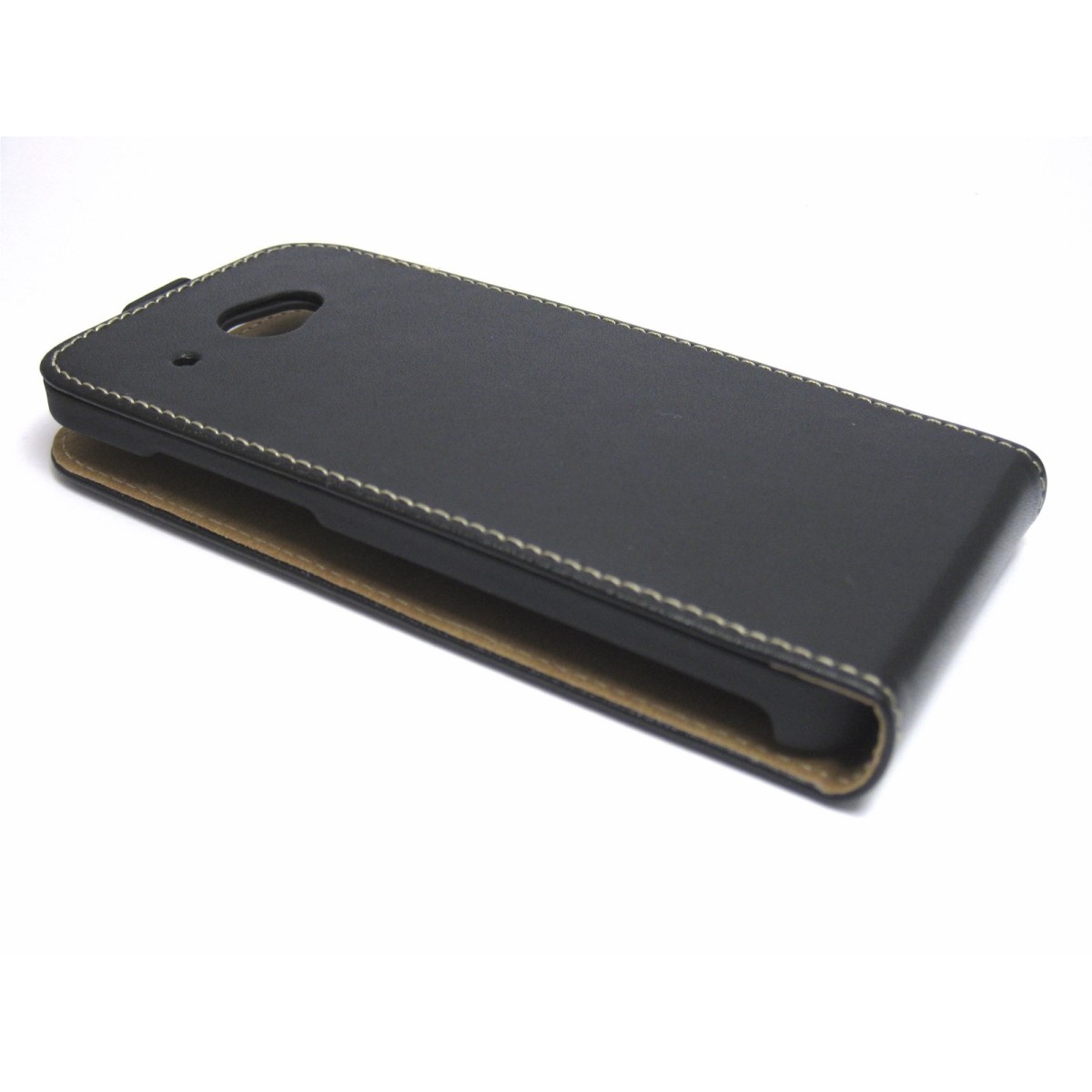 Funda Piel Premium Ultra-Slim HTC Desire 601 Negra