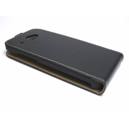 Funda Piel Premium Ultra-Slim HTC Desire 601 Negra