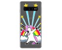Funda Gel Transparente para Samsung Galaxy S10 diseño Unicornio Dibujos