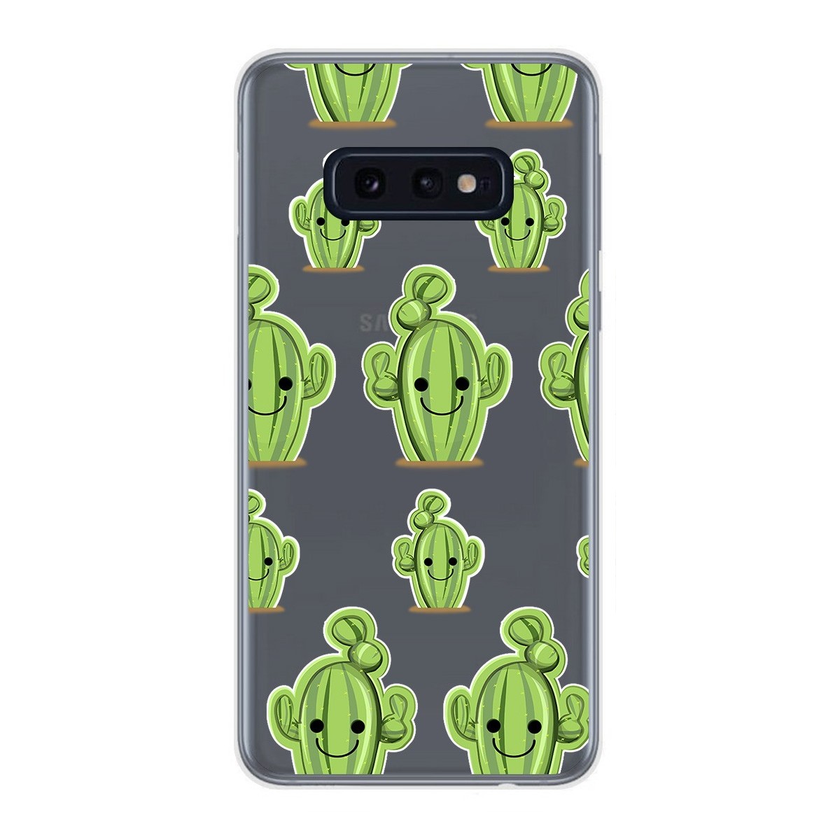 Funda Gel Transparente para Samsung Galaxy S10e diseño Cactus Dibujos