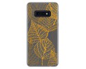 Funda Gel Transparente para Samsung Galaxy S10e diseño Hojas Dibujos