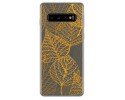 Funda Gel Transparente para Samsung Galaxy S10 Plus diseño Hojas Dibujos